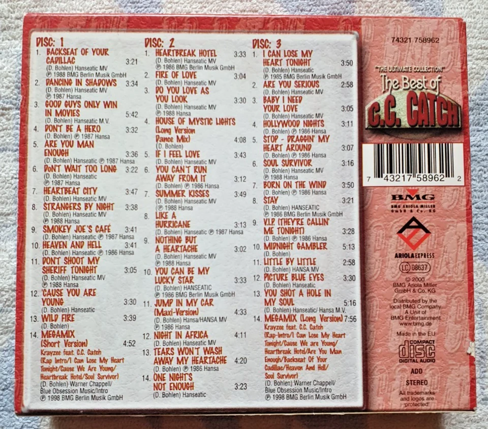 Best of C.C.Catch  BOX-SET  3 CDs - Bild 2 von 4
