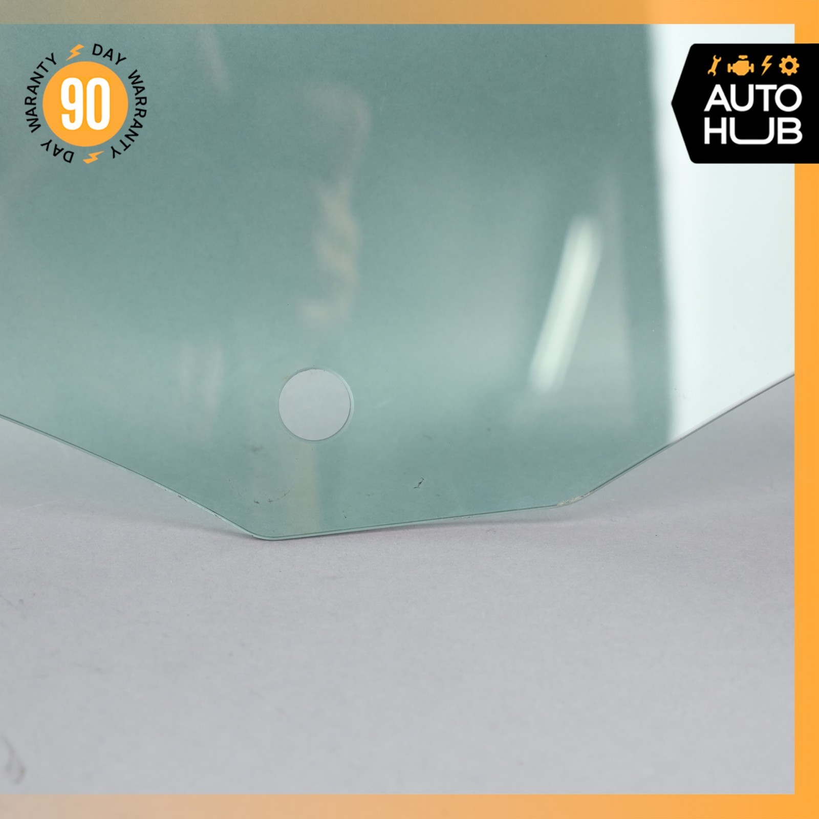 06-17 Aston Martin V8 V12 Vantage Coupe Front Left Side Door Window Glass OEM