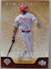 2005 Upper Deck Artifacts - Future Stars Ryan Howard #144 /1350