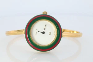 Montre Vintage GUCCI Quartz 1100L Lunettes Couleur Gucci Bracelet Femme