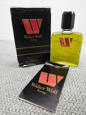 VTG. Walter Wolf Racing MEN'S After Shave Formula 3 -Leather 1.7 OZ W/ BOX (NOS)