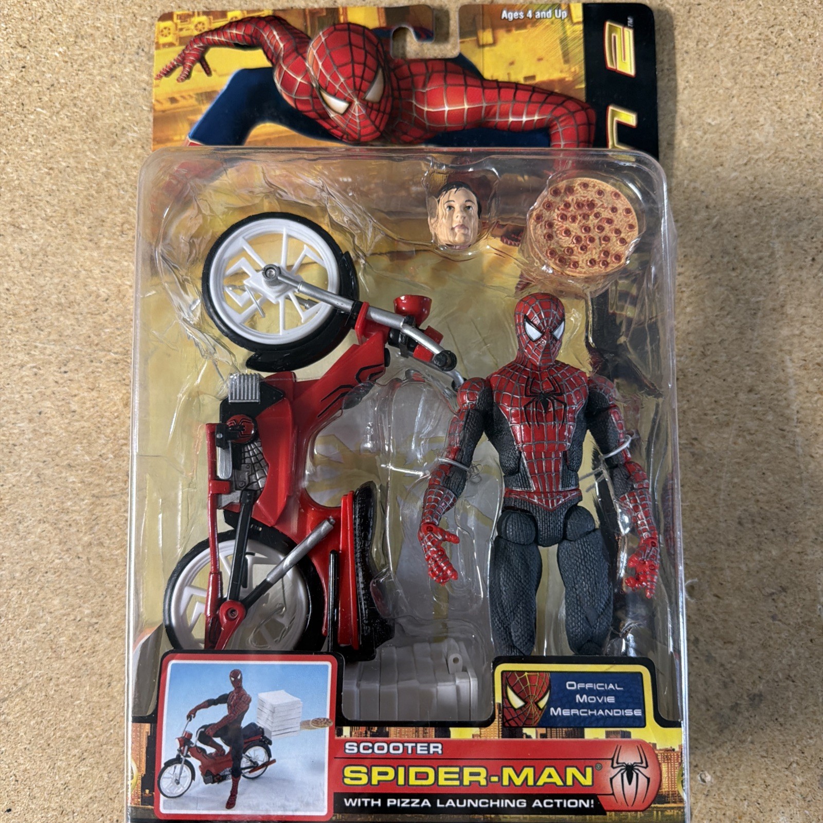 ToyBiz Spider-man 2 Scooter with Pizza Action Figure - 43854