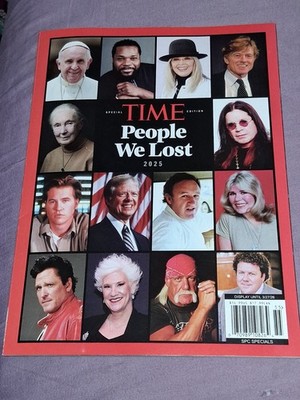 People We Lost 2025: Time Magazine 2025 ~ Keaton Ozzy Hogan Redford Pope Francis