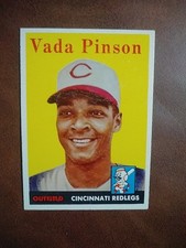 1958 Topps Baseball Vada Pinson #420 Rookie RC EX-MT+?