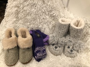 lemon bootie slippers