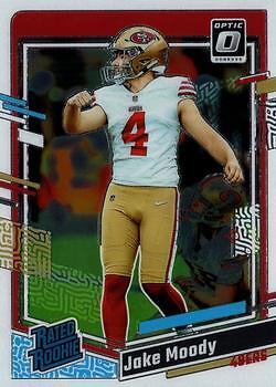 Jake Moody 2023 Donruss Optic Football - #289 - San Francisco 49ers