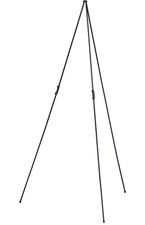 63" Steel Easy Folding Steel Display Easel, Adjustable Holders, Portable Signs