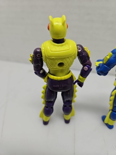 2 GI Joe 1992 Battle Corps Cobra Eel V2 Hasbro Actionfiguren blau, lila ARAH - Bild 5 von 6