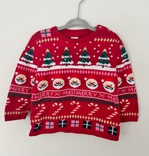H M Christmas sweater size 9-12 months
