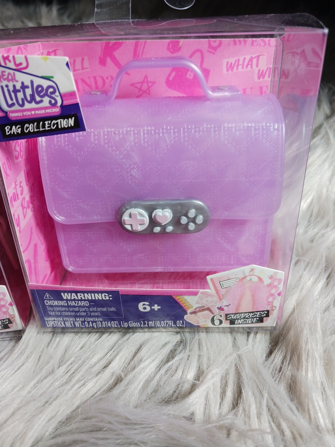 2pk Real Littles Gamer,Bunny Backpack Bag Collection 12 Surprises