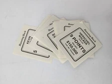 pro football franchise board game replacement parts running back cards
