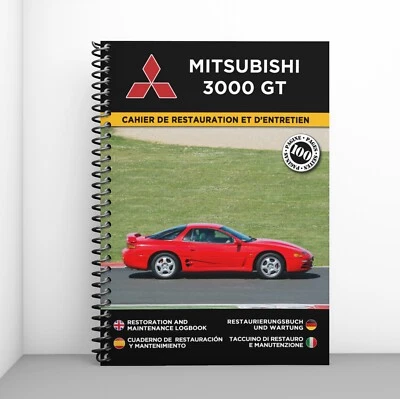 MITSUBISHI 3000 GT : CAHIER DE RESTAURATION & D'ENTRETIEN - PORT GRATUIT ! - Photo 1/4