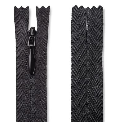 36 inch Invisible Zipper Black Non Separating Nylon Zipper