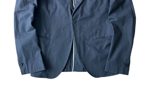 Nicolo Ceschi Berrinni single button unlined cotton avant-garde blazer jacket - Picture 4 of 10