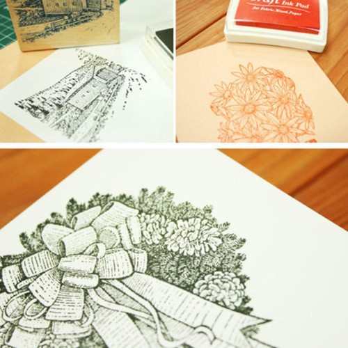 DIY Multi-color Label Rubber Stamp Ink Pad Oil Based Craft Fabric - Picture 5 of 11