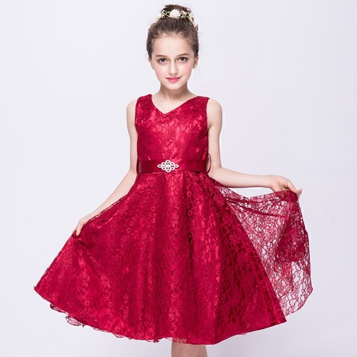 Vestido de fiesta de niña de las flores vestido de verano niños niñas línea A vestido ropa informal - Imagen 20 de 25