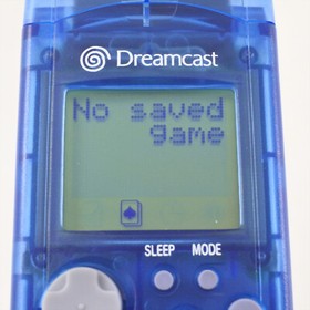 Visual Memory HKT-7000 US BLUE Boxed Sega Dreamcast Official 2510 VMU dc
