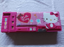 2012 Sanrio hello kitty heart push button multi-functional pencil case NEW