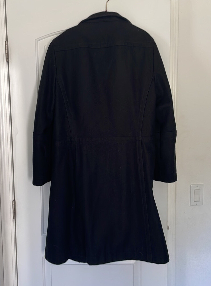 Dirk Bikkembergs Men's Black Wool Coat Sz 52 Made in Italy | eBay