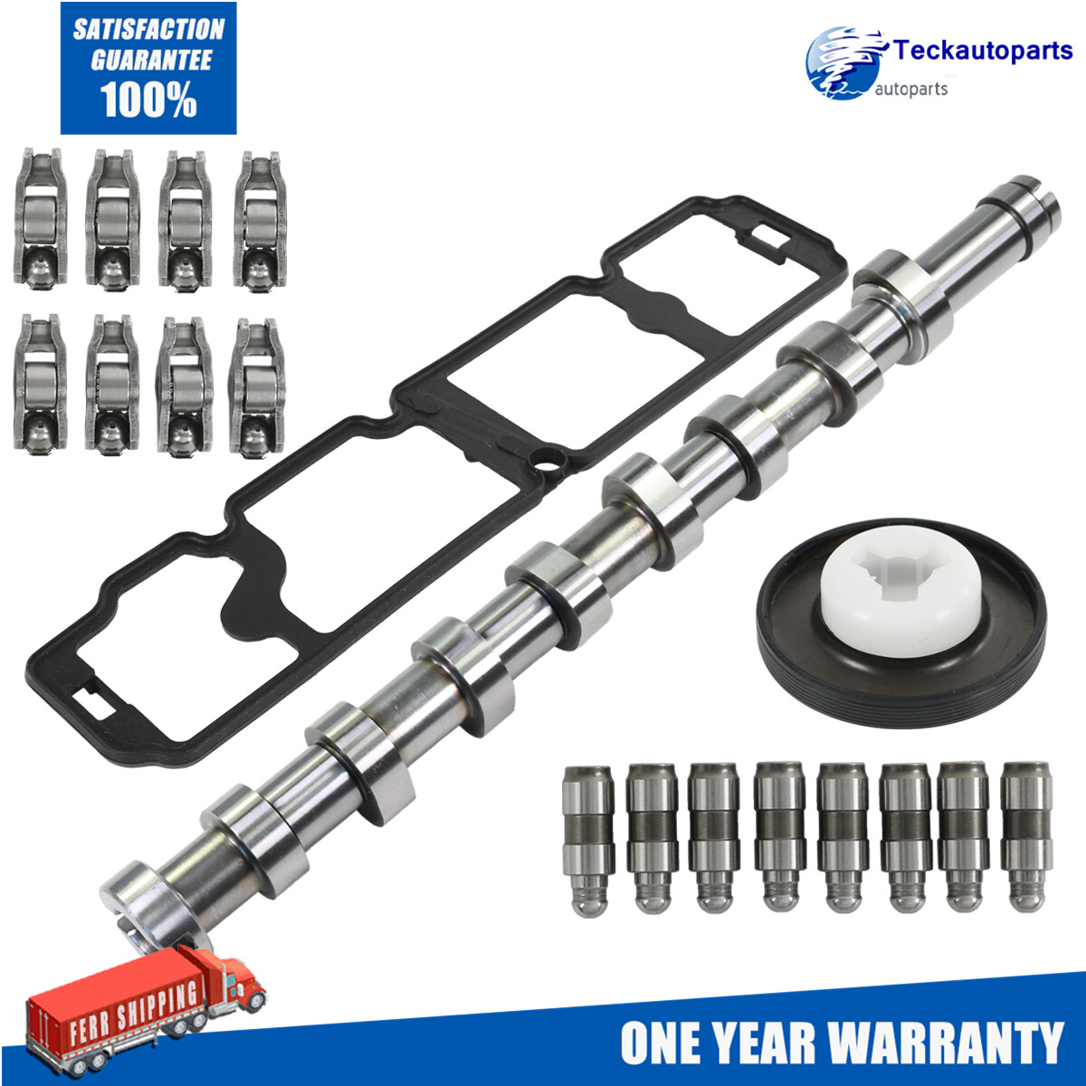Camshaft, Hydraulic Lifters & Rocker Arms Set for Ford 1.4 & 1.6 TDCi 1685737