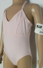 Jewel neck Halter Camisole Leotard Dance Ballet Girls Small Child Pink