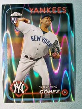 2024 Topps Chrome RayWave Refractor #160 Yoendrys Gomez (RC) Yankees - Bx2