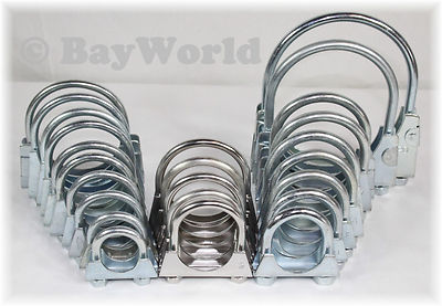 Bügelschelle M8 oder M10 Auspuffschelle U Bolt Clamp viele Durchmesser Top Rohr