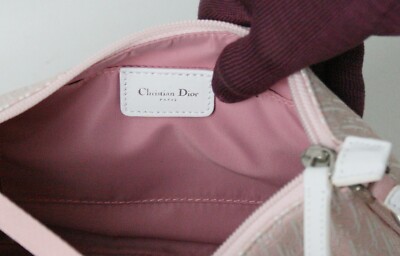 Christian Dior Trotter Baby Pink Mini Pouch Bag,Evening Bag | eBay