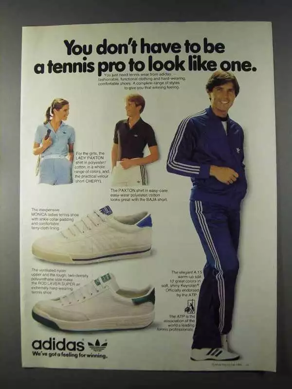 1980 Adidas - Monica &amp; Rod Super Tennis Shoe eBay