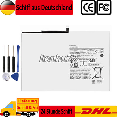 Für Samsung Galaxy Tab A8 10.5'' SM-X205NZAAEUE SM-X200NZAAEUA HQ-6300SA Akku 