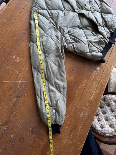 Vintage 60s 70s Eddie Bauer Premium Goose Down Quilted Puffer Jacket Sz L RARE - Picture 12 of 13