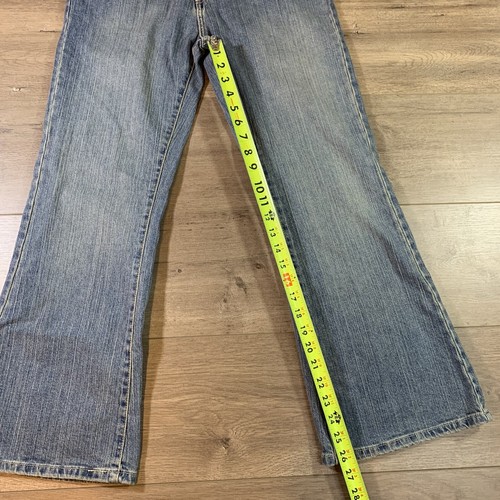 Levi’s 517 Jeans Stretch Flare Mid Rise Medium Wash Youth Girl’s 16 1/2 Plus - Picture 12 of 12