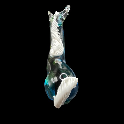 Funky Odd Art Glass Horse Some Condition Issues See pictures 9"x3.5"x7.5" - Picture 6 of 11
