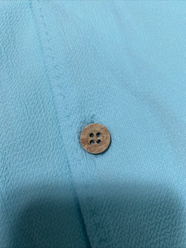Kenneth Cole Light Blue Short Sleeve Button Down Men’s Shirt. XXL. Light. NWOT - Picture 2 of 6