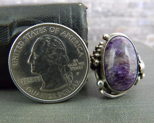 Colgante, pulsera o anillo 925 de vid de caroita púrpura esterlina (tú eliges) - Imagen 12 de 12