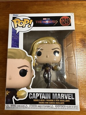 Funko Pop! Vinyl: Marvel - Captain Marvel #1249 Box Damage w/protector