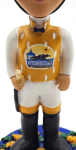 128th Preakness Stakes Female Jockey Bobble Bobblehead 2003 Pimlico Horse Racing - Picture 7 of 13