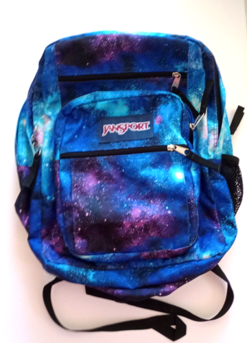 JanSport Big Student Backpack Galaxy Night Sky Pattern