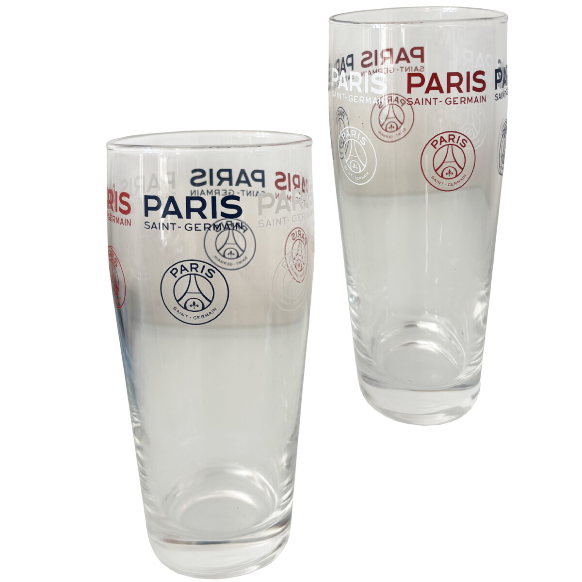 Coffret de 2 verres à bière Paris Saint-Germain idée cadeau fans