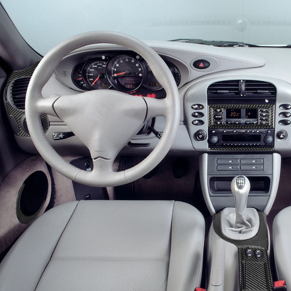 Kit de cubierta interior completo de fibra de carbono de 13 piezas para Porsche Boxster/996 1998-04 Foto 3 de 4