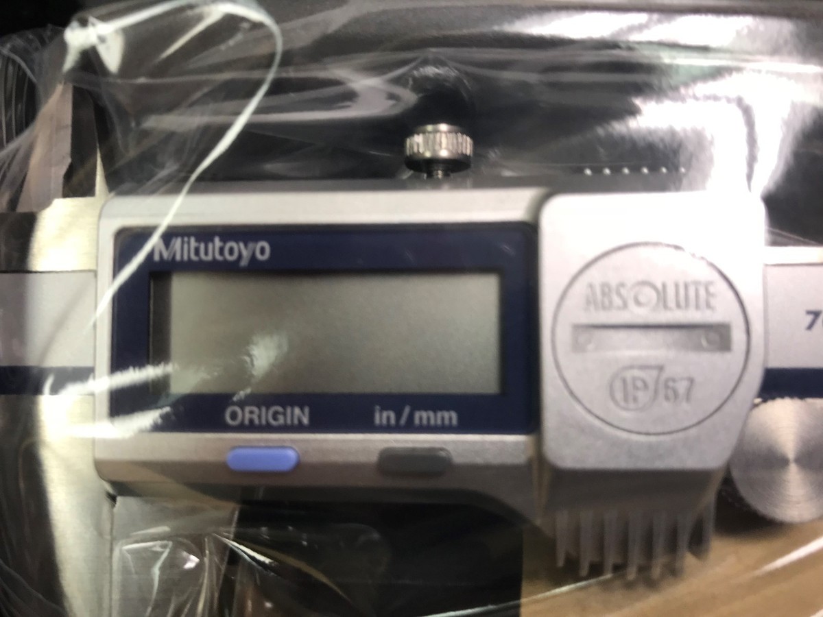 Mitutoyo Digital Caliper, 500-752-20, 0-6in/0-150mm (IP67