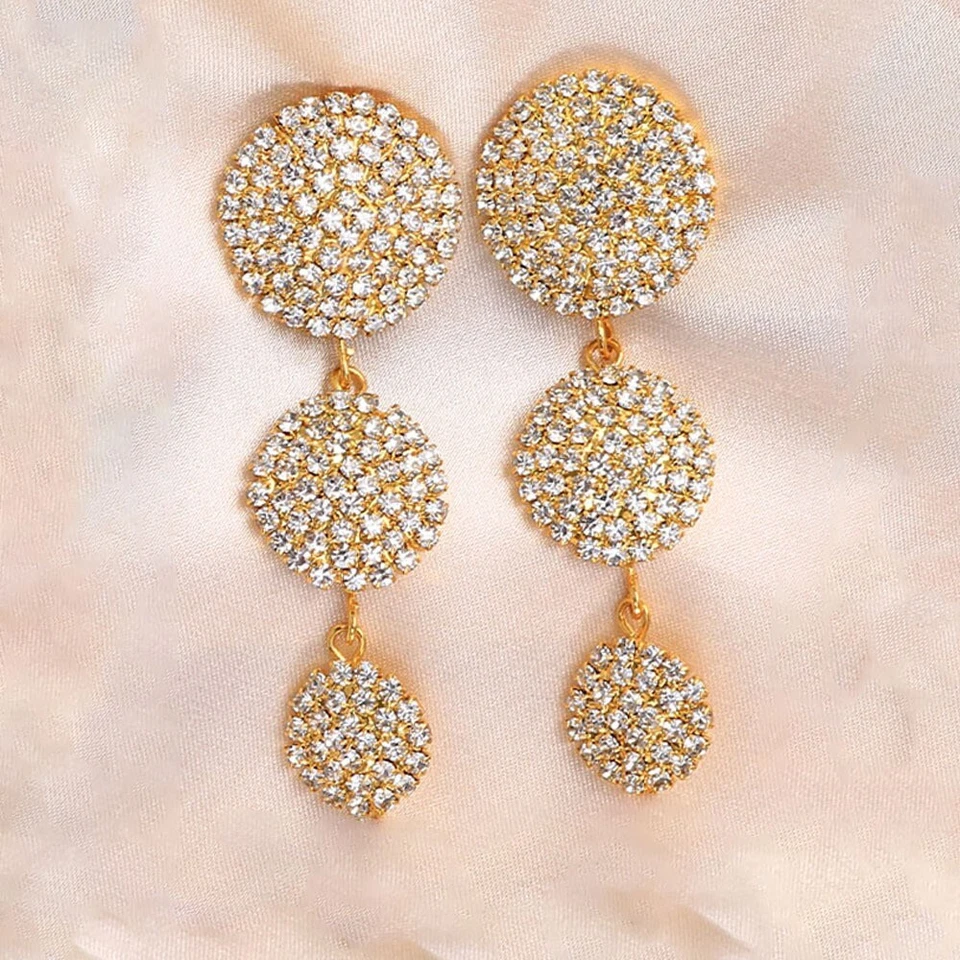 Sexy sujetador de cadena con borla de cuello y pecho con cubierta para pezones con estrás para mujeres Foto 2 de 4