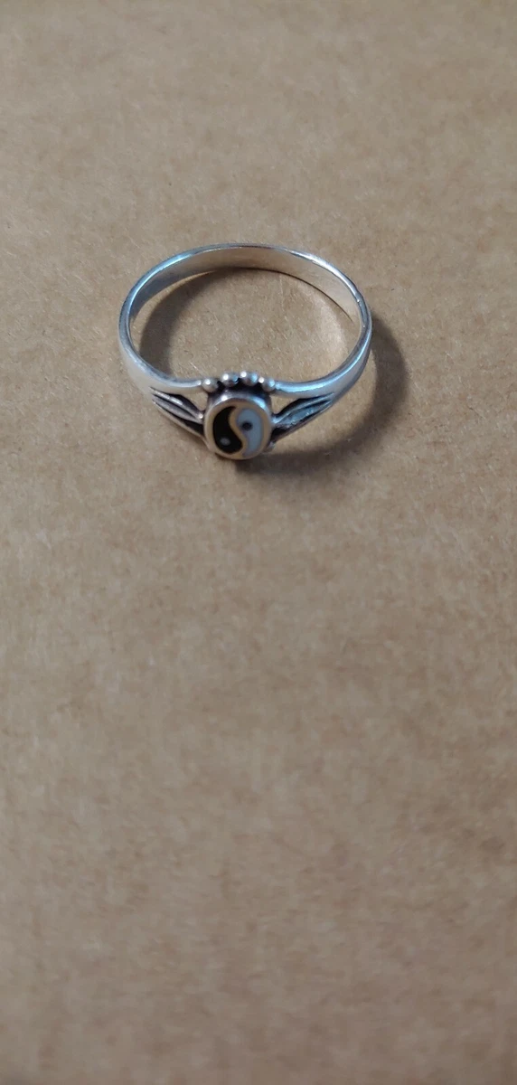 925 Sterling Silver Ring / Taxco Mexico # 9 .1/2 Anillo De Plata