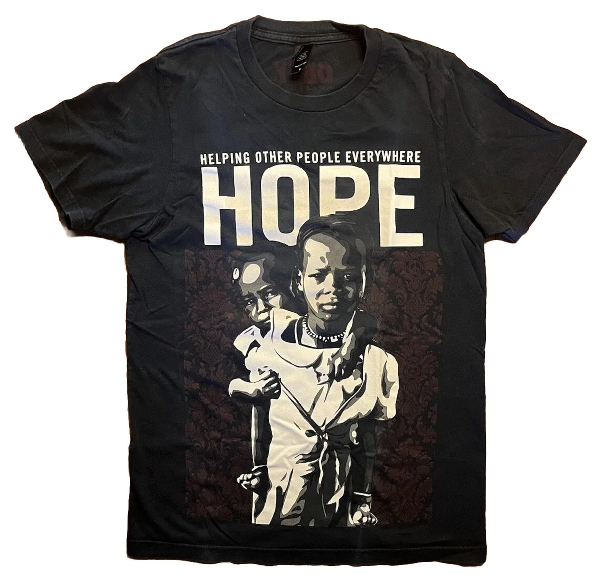 Obey Shepard Fairey Graphic T-Shirt Black SS Size Small Hope 