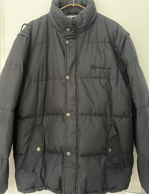 SERGIO TACCHINI Herren Daunenjacke, Daunenweste Weste  Jacke Gr. M Vintage