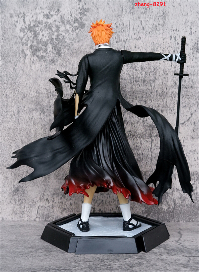 31cm Anime Bleach Kurosaki Ichigo Action Figure Statue Model