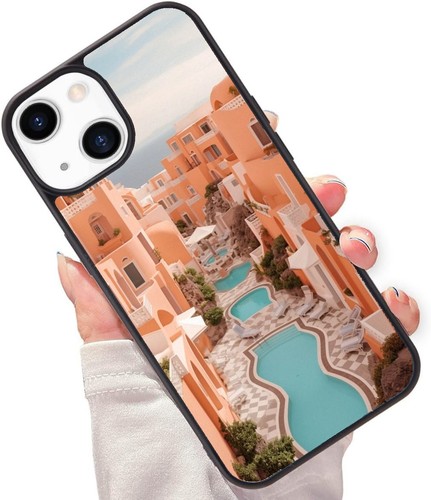graphic Santorini design For Samsung A15 A16 S23 S24 S25 Ultra FE Flexible Cover - 第 12/25 張圖片