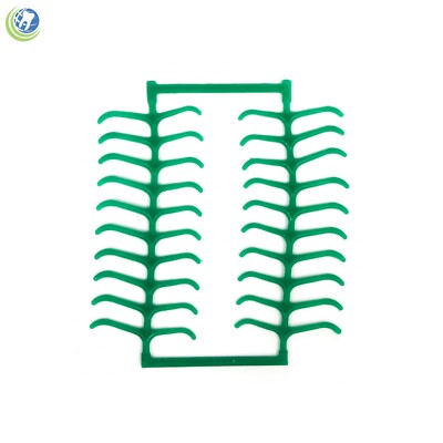 Dental Lab Wax Clasps Pre-molar Patterns 10 Sheets (200 Clasps) Green Casting