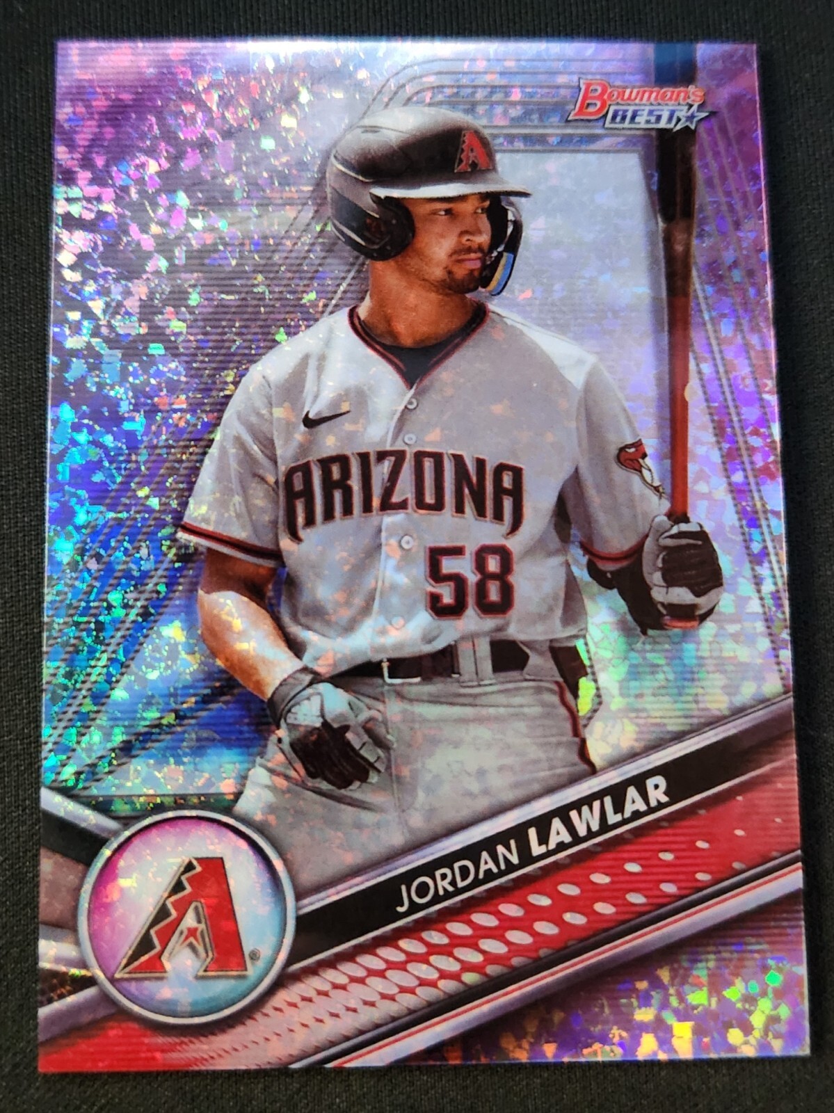 2022 Bowman's Best - Jordan Lawlar - Mini-Diamond Refractor /299 #TP-4