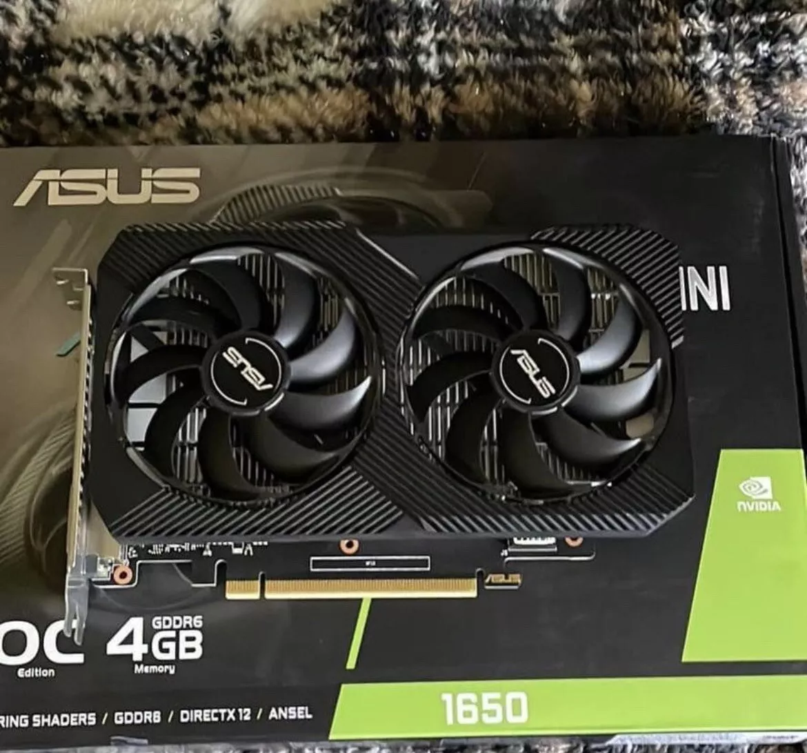 ASUS Dual GeForce GTX 1650 MINI OC Edition 4GB GDDR6 Graphics Card